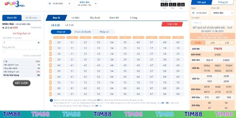 Các thủ thuật đánh lô đề TIM88 chiến thắng